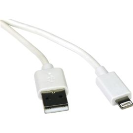 Tripp Lite 3ft Lightning USB Sync/Charge Cable for Apple Iphone / Ipad White 3'