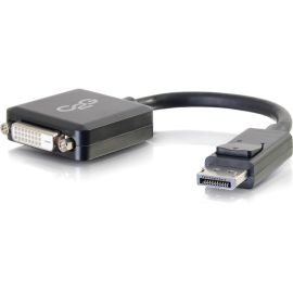 C2G 8in DisplayPort to DVI-D (Single-Link) Adapter Converter - M/F