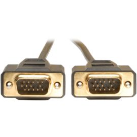 Tripp Lite 15ft VGA Monitor Gold Cable Molded Shielded HD15 M/M 15'