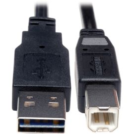 Tripp Lite 1ft USB 2.0 Hi-Speed Universal Reversible Cable A to B M/M 1'