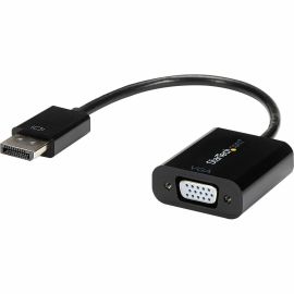 StarTech.com DisplayPort to VGA Adapter, Active DP to VGA Converter, 1080p Video, DP to VGA Adapter Dongle (Digital to Analog), DP 1.2