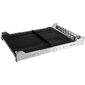 StarTech.com 2U Vented Sliding Rack Shelf w/ Cable Management Arm & Adjustable Mounting Depth - 125lbs / 56.7kg