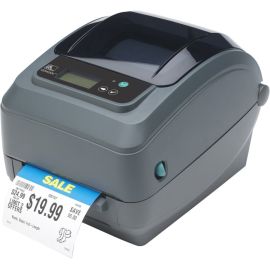 Zebra GX420t Desktop Direct Thermal/Thermal Transfer Printer - Monochrome - Label Print - USB - Serial - Parallel