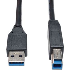 Tripp Lite 3ft USB 3.2 Gen 1 SuperSpeed Device Cable (AB M/M) Black, 3 ft. (0.91 m)