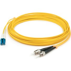 AddOn 1m LC (Male) to ST (Male) Yellow OS2 Duplex Fiber OFNR (Riser-Rated) Patch Cable