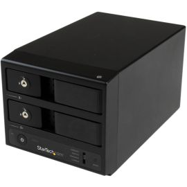 StarTech.com USB 3.0 / eSATA Dual-Bay Trayless 3.5