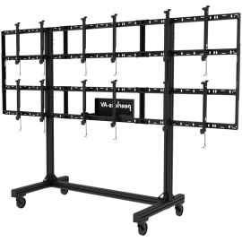 Peerless-AV Portable Video Wall Cart 2x2 and 3x2 Configuration for 46