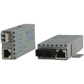 Omnitron Systems 10/100/1000BASE-T to 1000BASE-X Ethernet Media Converter