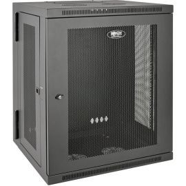 Tripp Lite 15U Wall Mount Rack Enclosure Server Cabinet Hinged Wallmount