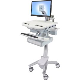 Ergotron StyleView Cart with LCD Arm, 1 Drawer