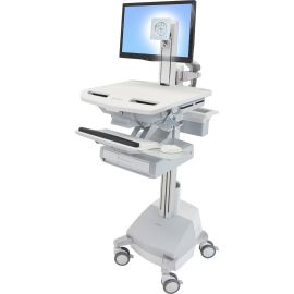 Ergotron StyleView Cart with LCD Pivot, SLA Powered, 1 Drawer