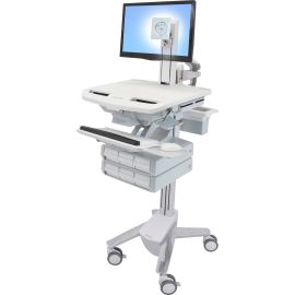 Ergotron StyleView Cart with LCD Pivot, 6 Drawers