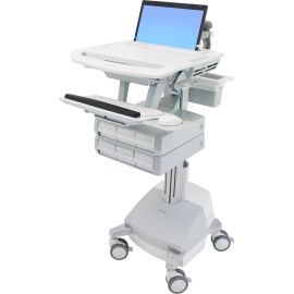 Ergotron StyleView Laptop Cart, SLA Powered, 6 Drawers