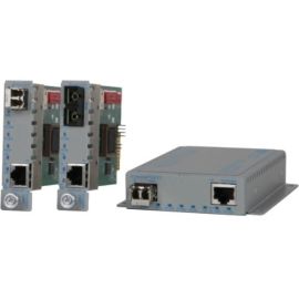 Omnitron Systems 10/100/1000 UTP to 100/1000X Ethernet Media Converter