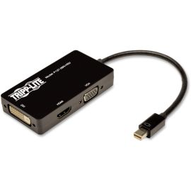 Tripp Lite 6in Mini DisplayPort to VGA / DVI / HDMI Adapter Converter mDP 6