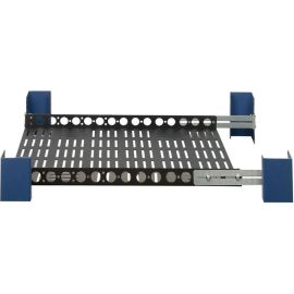 Rack Solutions Mounting Shelf for Rack - Black