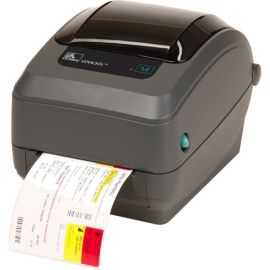 Zebra GX430t Desktop Thermal Transfer Printer - Monochrome - Label Print - USB - Serial - Parallel - With Cutter