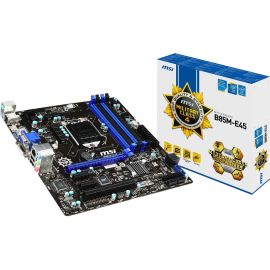 MSI B85M-E45 Desktop Motherboard - Intel B85 Express Chipset - Socket H3 LGA-1150 - Micro ATX