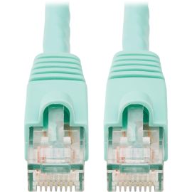 Tripp Lite 3ft Augmented Cat6 Cat6a Snagless 10G Patch Cable RJ45 M/M Aqua 3'