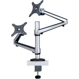 Tripp Lite Dual Display TV Monitor Desk Mount Arm Clamp Full Motion 13-27