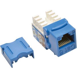 Tripp Lite Cat6 Cat5e 110 Style Punch Down Keystone Jack Blue 25-Pack TAA