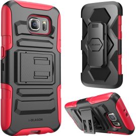 GALAXY S6 PRIME HOLSTER CASE - RED