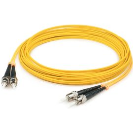 AddOn 4m ST (Male) to ST (Male) Yellow OS2 Duplex Fiber OFNR (Riser-Rated) Patch Cable