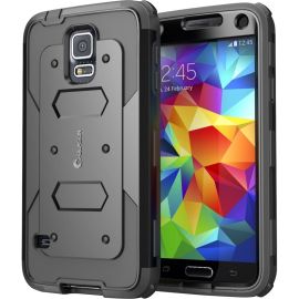 GALAXY S5 ARMORBOX W/ SCREEN - BLUE