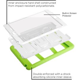 IPAD MINI ARMORBOX STAND - GREEN/WHITE