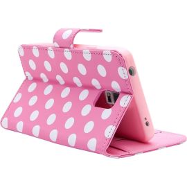 GALAXY S5 LEATHER CASE - DALMATIAN PINK