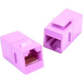 CAT6 RJ45 KEYSTONE IN-LINE COUPLER, PUR