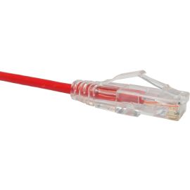 1FT CAT6 CLEARFIT SLIM PATCH CABLE RED