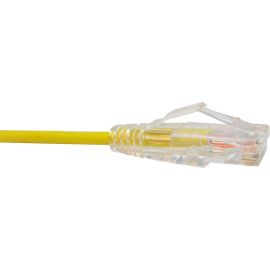 1FT CAT6 CLEARFIT SLIM PATCH CABLE YLW