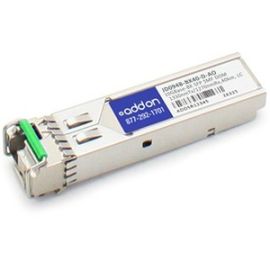 AddOn HP JD094B Compatible TAA Compliant 10GBase-BX SFP+ Transceiver (SMF, 1330nmTx/1270nmRx, 40km, LC, DOM)