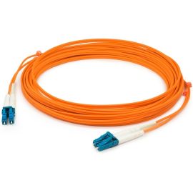 THIS IS A 100M LC (MALE) TO LC (MALE) ORANGE DUPLEX PLENUM-RATED FIBER PATCH CAB