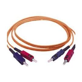 12M SC-SC 50/125 OM2 DUPLEX MULTIMODE PVC FIBER OPTIC CABLE - ORANGE