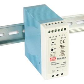 PS, DIN, SLIM, PLASTIC, 60W, 12V