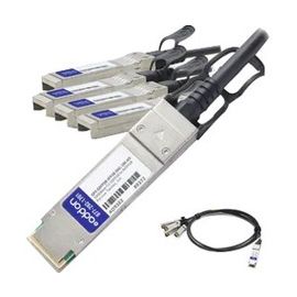 ADDON JUNIPER NETWORKS COMPATIBLE TAA COMPLIANT 100GBASE-CU QSFP28 TO 4XSFP28 DI