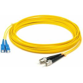 ADDON 13M FC (MALE) TO SC (MALE) OS2 STRAIGHT YELLOW DUPLEX FIBER OFNR (RISER-RA