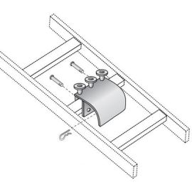 Black Box Ladder Rack Radius Drop Kit - Gray