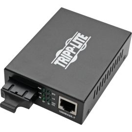 Tripp Lite Gigabit Multimode Fiber to Ethernet Media Converter, 10/100/1000 SC, International Power Supply, 850 nm, 550M (1804.46 ft.)