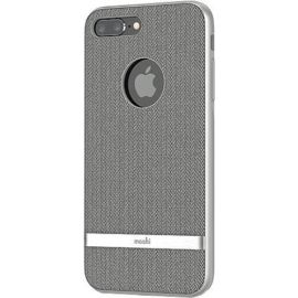 VESTA HARDSHELL CASE FOR IPHONE 8 PLUS - HERRINGBONE GRAY.DESIGNED WITH CLASSIC