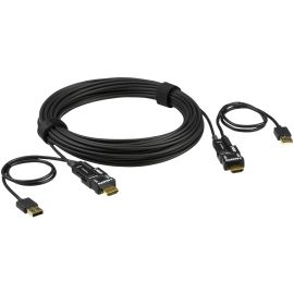 ATEN 15M True 4K HDMI 2.0 Active Optical Cable (True 4K@15m)-TAA Compliant