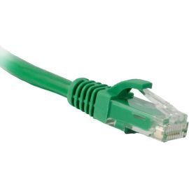 1FT CAT6 550MHZ PATCH CORD BOOTED SNAGLESS GREEN TAA COMPLIANT