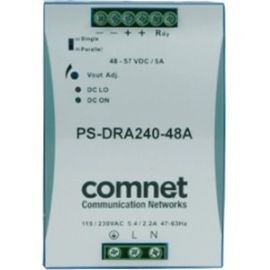 ComNet Industrial DIN Rail Mounting 240 Watt @ 48 Volt Power Supply