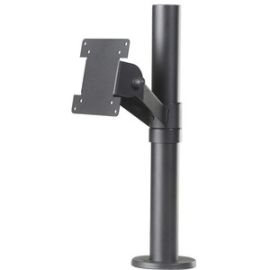 ANGLED 75/100 VESA MOUNT- 400MM POLE WHT