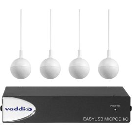 Vaddio Four CeilingMIC Bundle for USB Conferencing