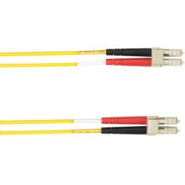 2M FIBER OPTIC OM4 MM DUPLEX PVC YELLOW LCLC PATCH CABLE