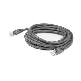 6IN RJ-45 M/M CAT6 GRAY CU PVC PATCH CBL