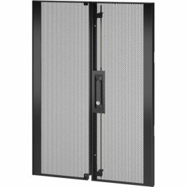 NETSHELTER SX 18U 600MM WIDE PERFORATED SPLIT DOORS BLACK